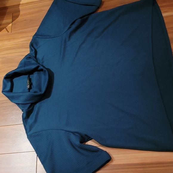 Nwt DIANE GILMAN oversized turtleneck top - Picture 5 of 5